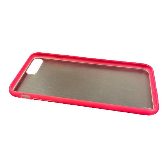 iPhone Clear & Pink Case Apple iPhone 7P/ 8P Plastic Case Great To Custom Decor - Picture 4 of 6